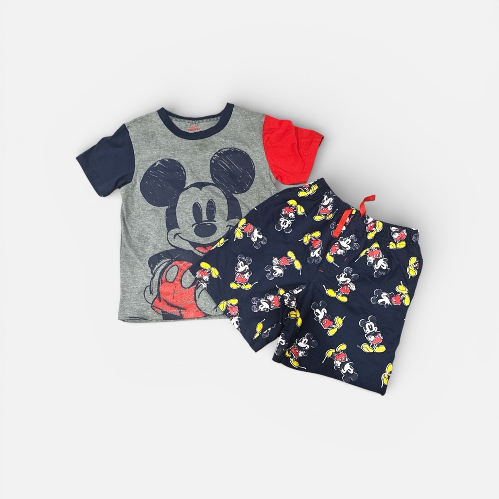 Disney Mickey Mouse Kids  Set - Gray, Red, and Blue